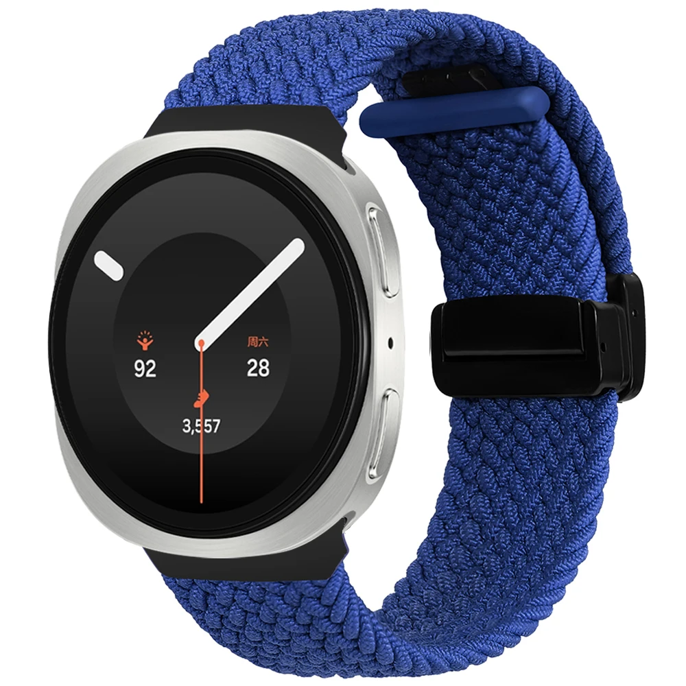 Magnetic Braided Nylon Loop Watch Band Strap - Universal Fit