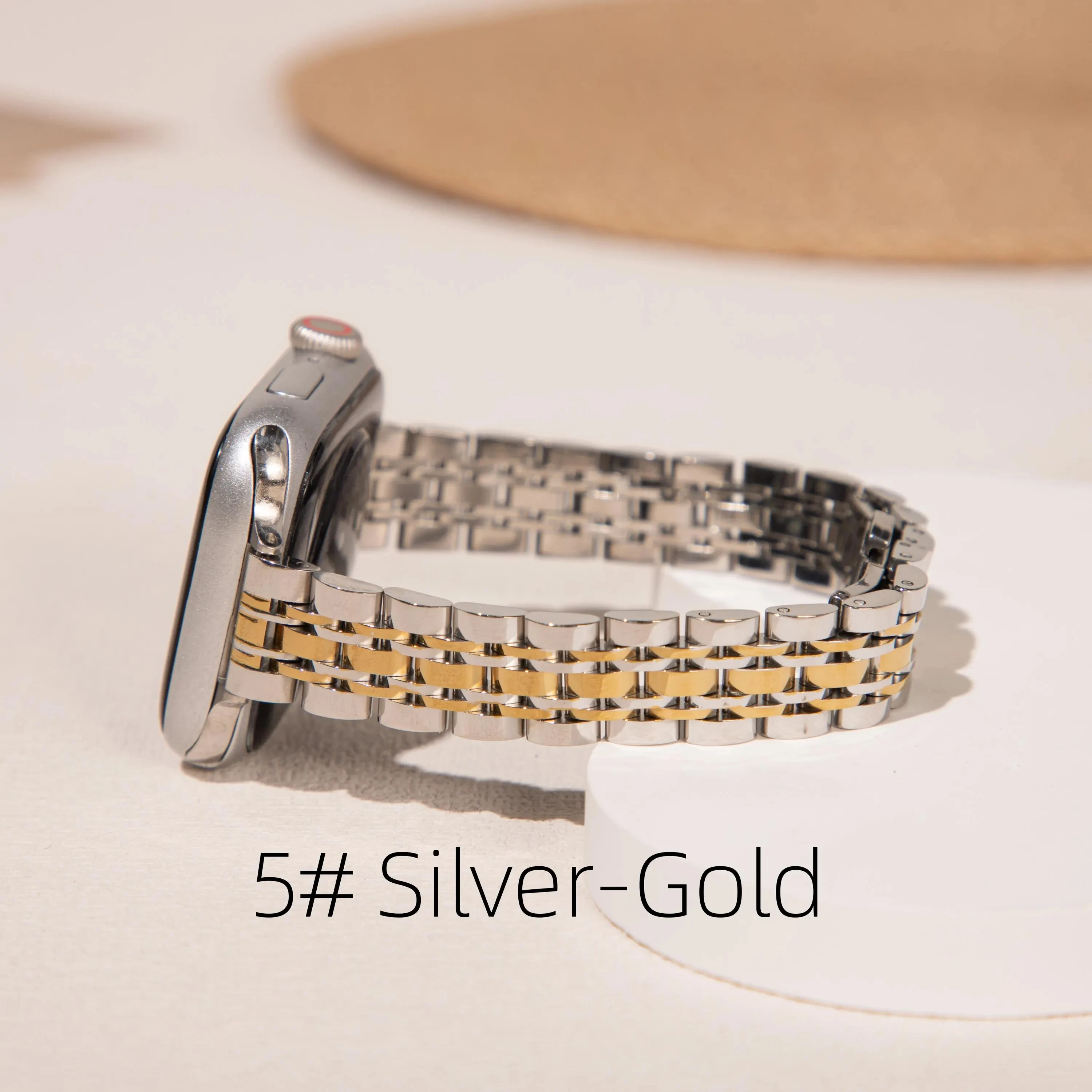 Elegant Stainless Steel Chain Strap