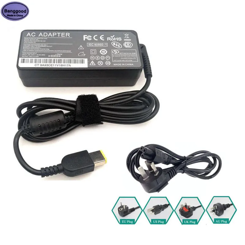 20V 3.25A 65W USB Pin Type Laptop Charger w/ AC Power Cable for Lenovo E431  E550 E560 S431 T440s T440 X240 X270 X260 G410 G500 - AliExpress