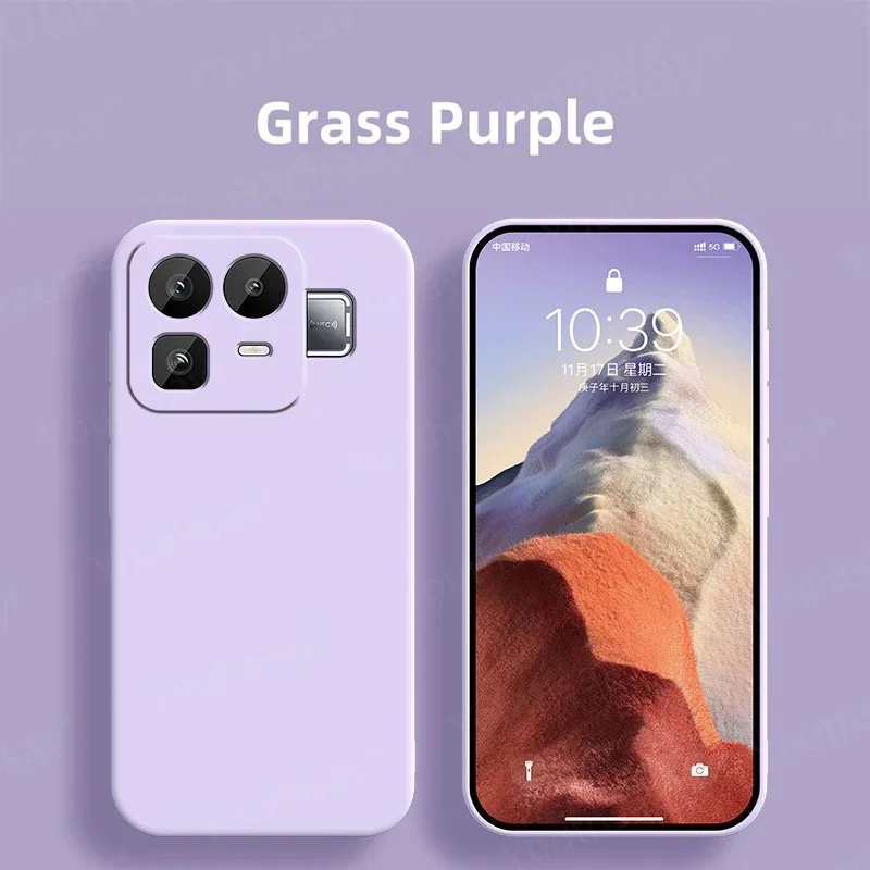 Original Liquid Silicone Soft TPU Back Phone Case