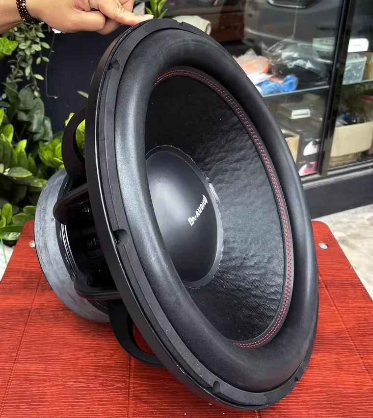 Z-207 18 Inch Subwoofer Speaker Dual 220 Magnetic Dual Voice Coil Leather Edge 1200W 2Ohm/500W 8Ohm 1PCS