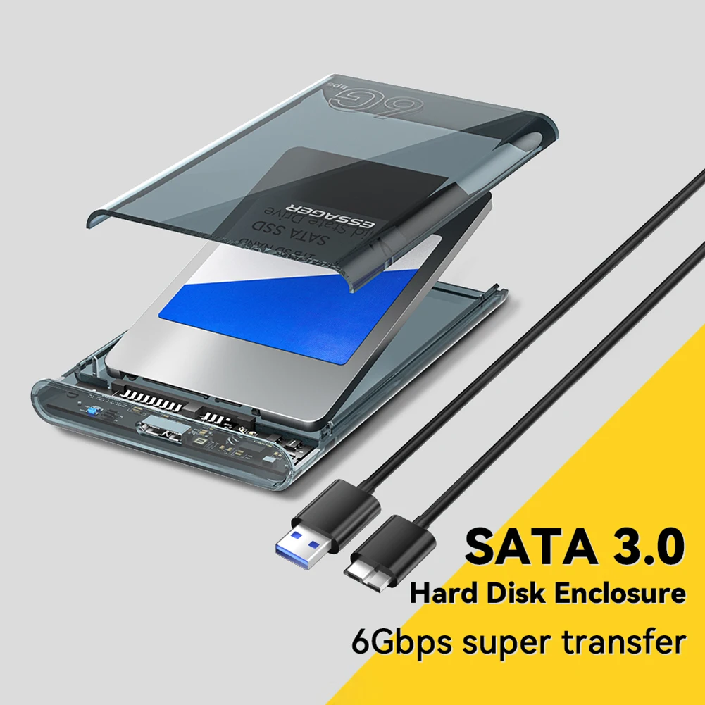 Inateck USB 3.2 Gen 2 Boîtier pour Disque Dur avec Étui en Silicone Inateck USB 3.2 Gen 2 Boîtier pour Disque Dur avec Étui en Silicone