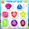 Pool Diving Toys Swimming Pool Sinkers  Simulation Fake Gems Colorful Diamonds Interactive Training Grip Toys For Kids Boys 5