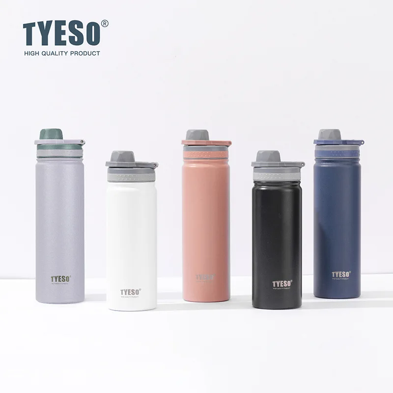 Tyeso 530/750ML Thermos Bottle Stainless Steel Vacuum Flask Travel Cup Insulated Water Bottle Sport Thermal Cup Mug Hot Cold Mug stainless steel thermos bottle thermal water bottle stainless steel water bottle