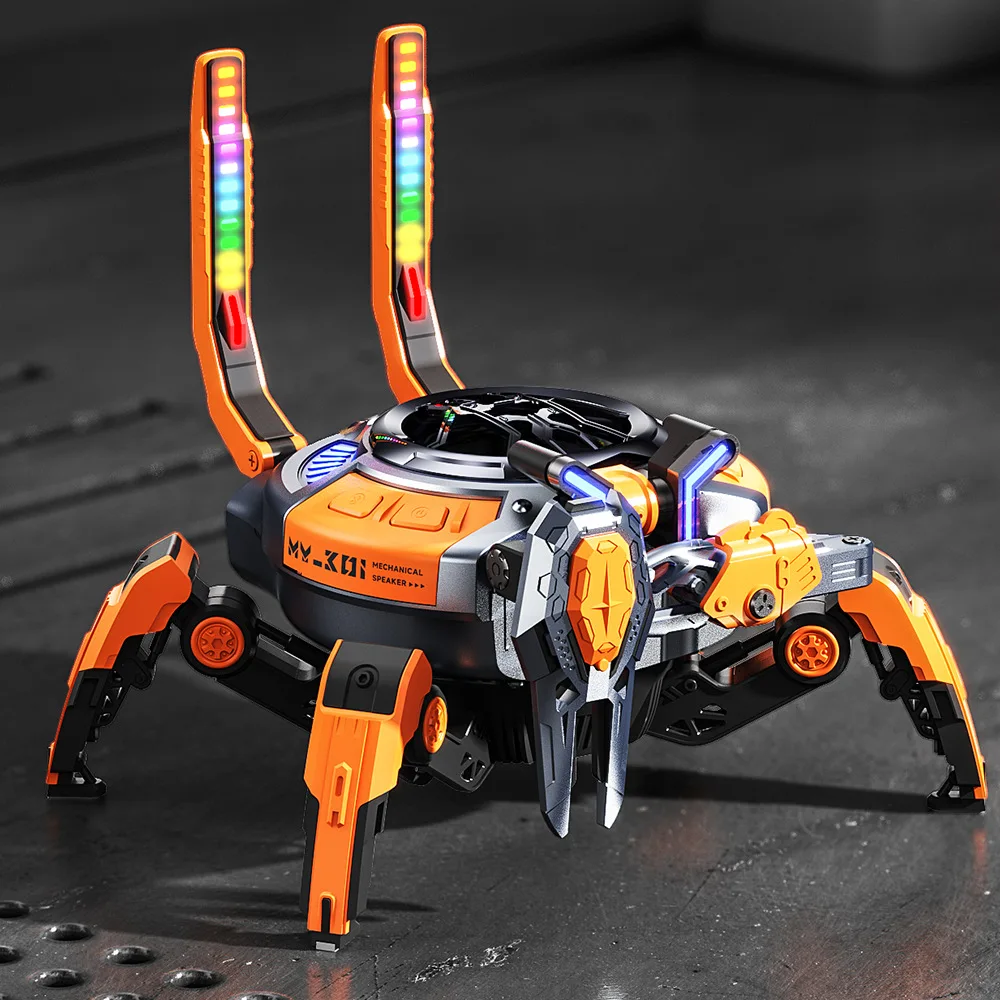 

Conelz Mecha wireless bluetooth speaker sound light rhythm subwoofer TWS stereo AudioHIFI Speaker
