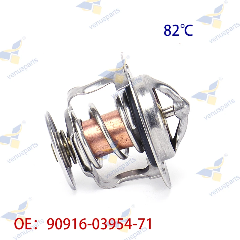 

Thermostat 90916-03954-71 For Toyota Forklift 7FD25 7F10-30 Engine 2Z 14Z 3F 12Z 1Z 1DZ 5K 13Z 82℃