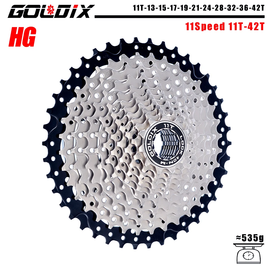 GOLDIX MTB Cassette 8/9/10/11/12 Speed 36/40/42/46/50/52T K7