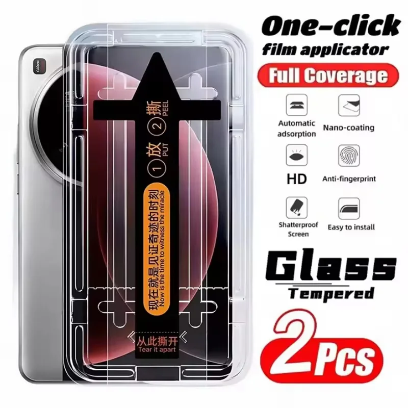 Protector de vidrio HD para Motorola Moto G54 G55 G84 G75 G35 G56 G87 G37 G15 G17 G86 Power Edge 50 60 70 Pro 70 Fusion 60 Neo, 2 uds.