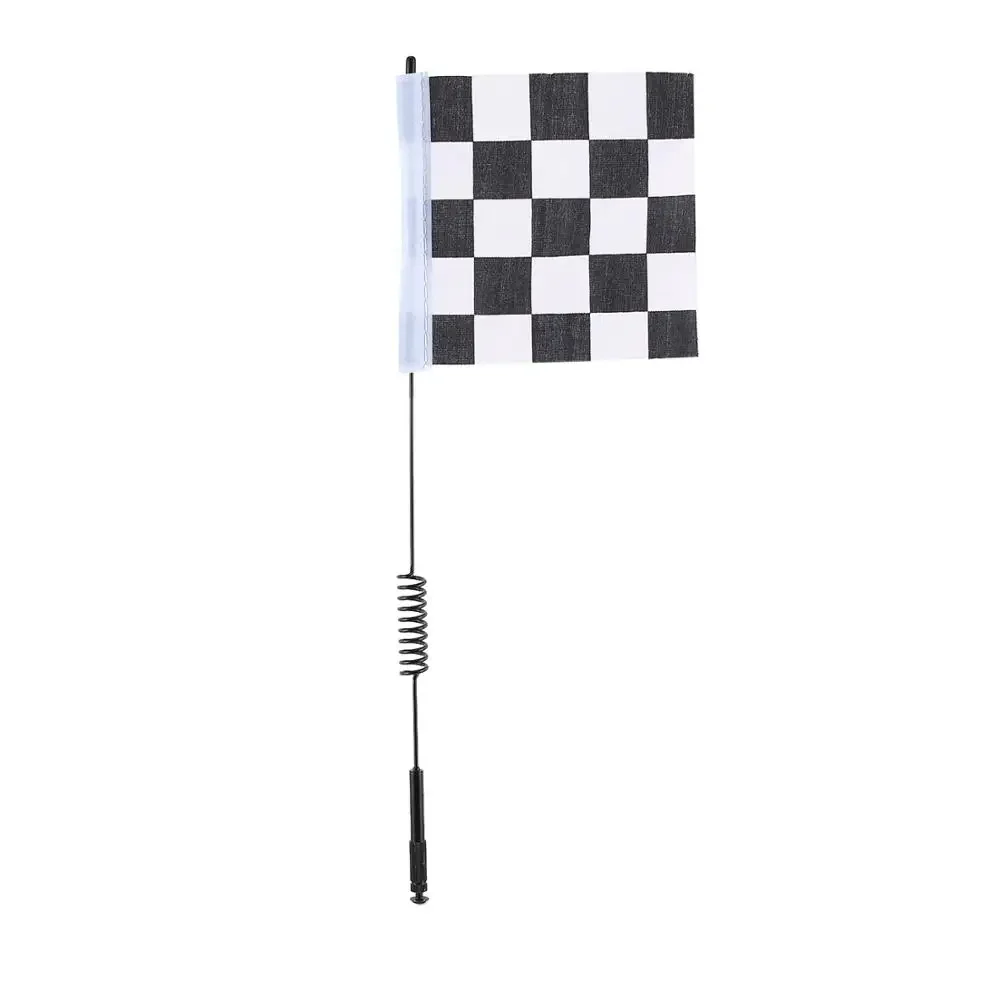 NEEBRC 290mm Decoration Metal Antenna Flag for 1/10 RC Model
