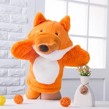 

Plush Hand Puppet Soft Animals Puppet Fox Hand Puppet For Kids Adult Pretend Pretend Telling Story Doll Toy for Children Kids