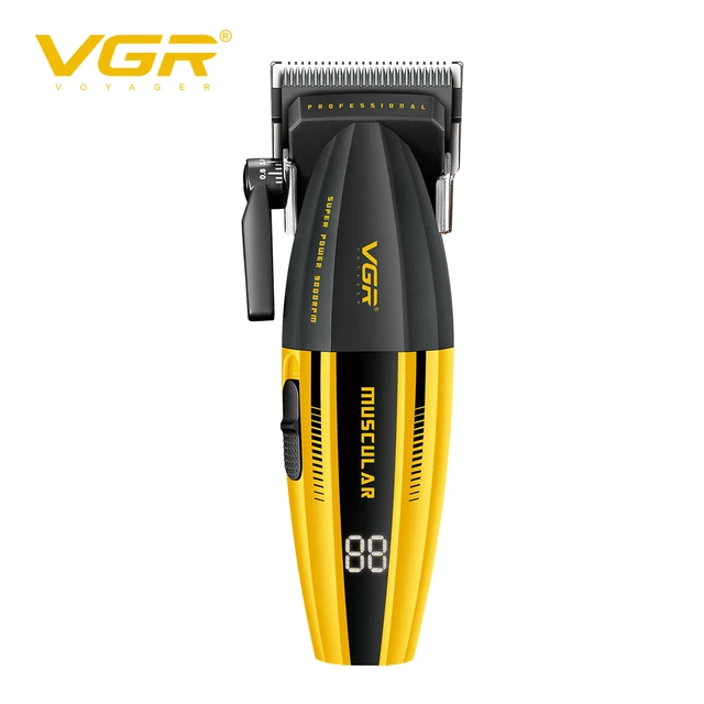 VGR Clipper Professional Hair Trimmer Electric Hair Cutting Machine 9000 RPM Hair Clipper Barber Cordless Clipper for Men V-285
