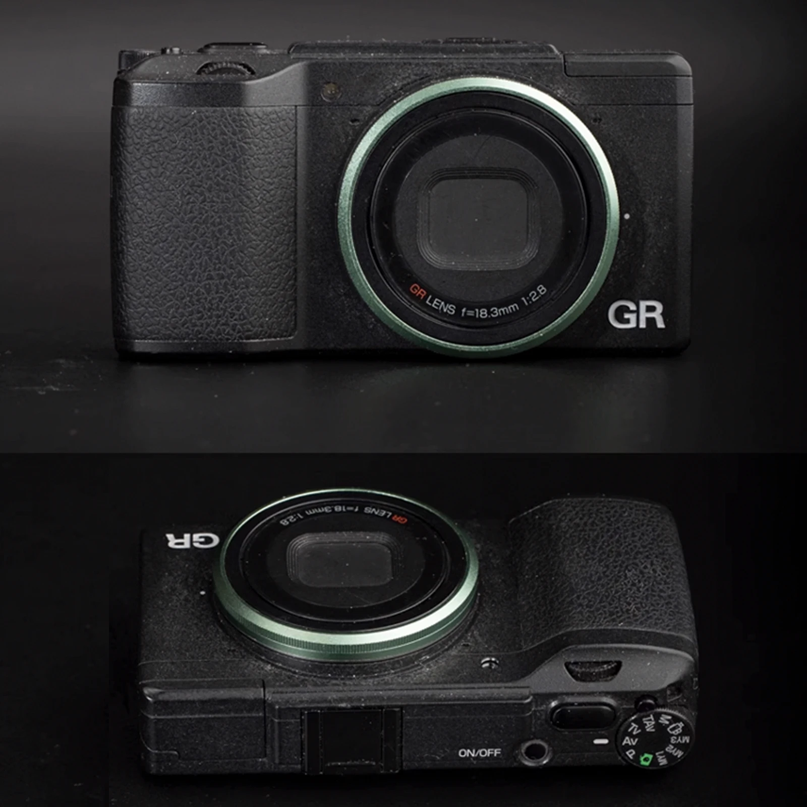 알루미늄 렌즈 어댑터 링 금속 핫슈 보호 커버, 다채로운 장식 링 보호 캡, Ricoh GR2 환경적