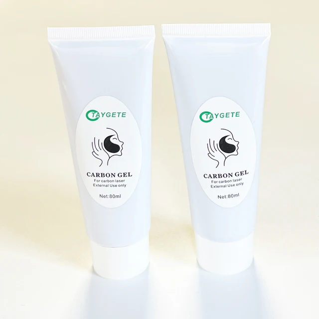 Safe Carbon Cream Black Gel Mask For ND YAG Laser Skin Peeling Rejuvenation Whitening Skin Peel Deep Cleaning 80ml/PCS 2