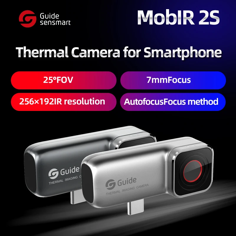 

Guide Mobir 2S 2T Thermal Imaging for Android Mobile Phone Type C Infrared Thermal Imager Camera Auto Focus 256x192 IR Pixel