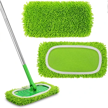 2-Pack Reusable Microfiber Sweeper Mop Pads 1