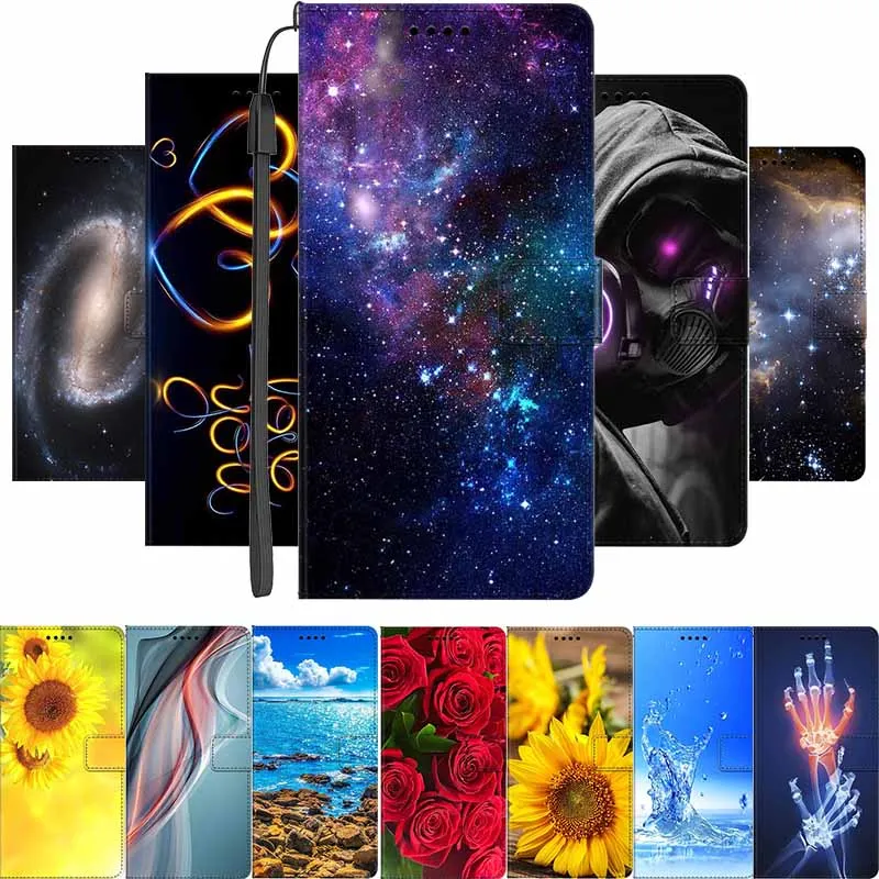 Magnetic Leather Flip Wallet Phone Case Coque Book Cover