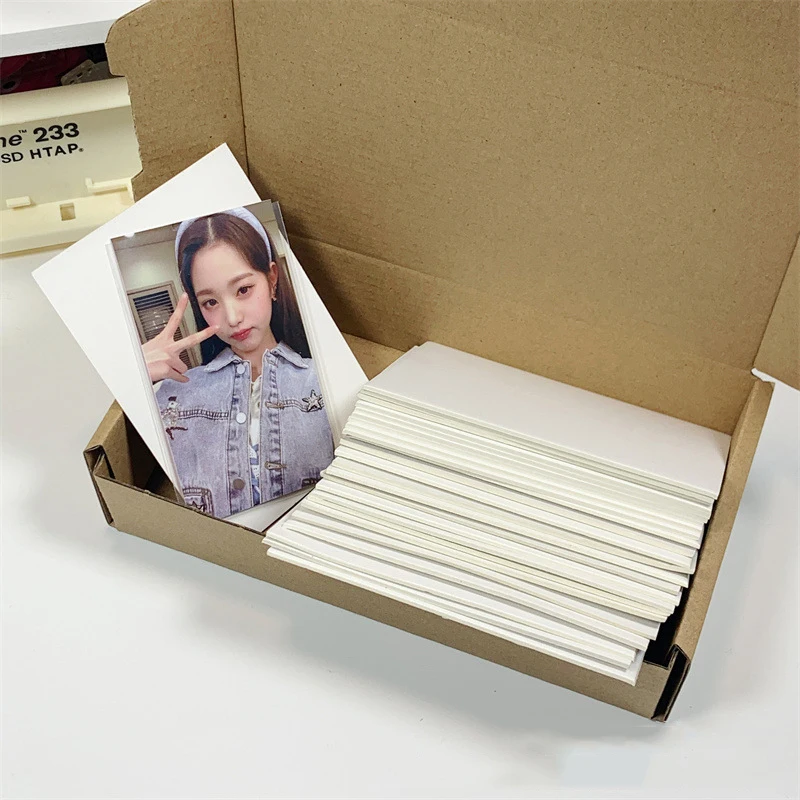 10/20pcs a7 weißer Karton Kartens chutz aus kleiner Karten verpackung dicke Karton verpackung Schreibtisch zubehör – Detail 5
