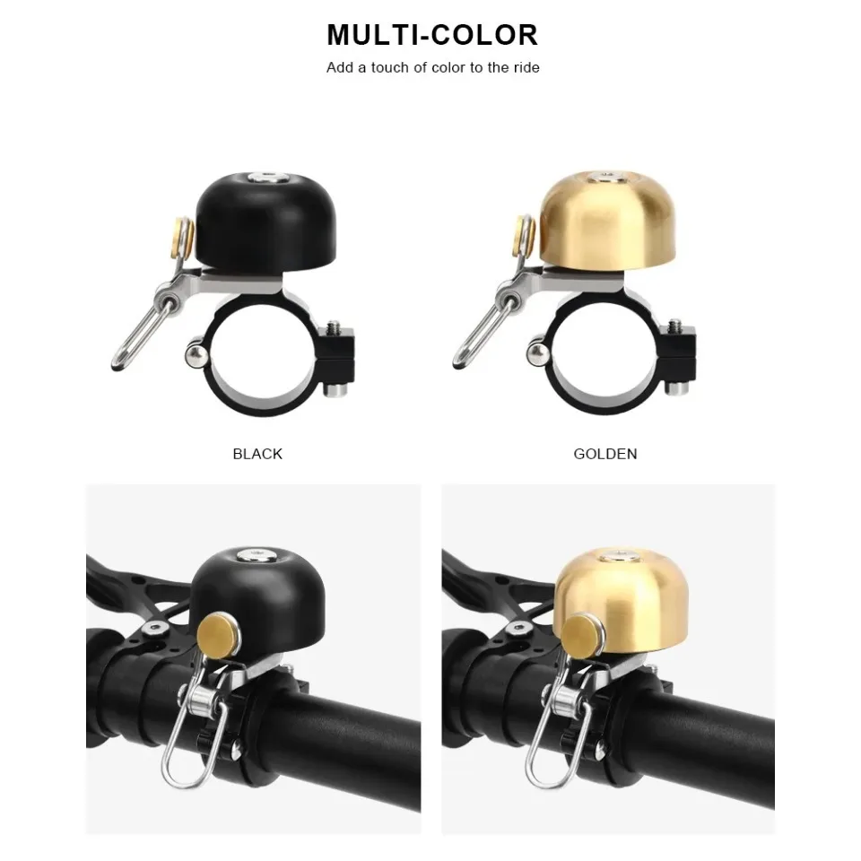 Bicycle Bell Classical Clear Loud Sound MTB Bike Handlebar Ring Horn Safety Cycling Warning