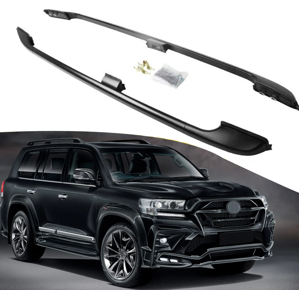 2PCS-fit-for-Land-Cruiser-LC200-J200-2008-2021-Roof-Rail-Rack-Crossbars ...