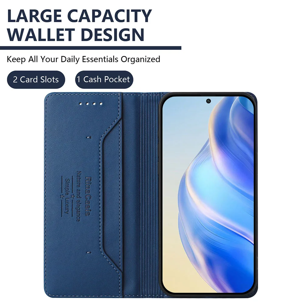 Luxury Anti-Theft Leather Flip Wallet Phone Case