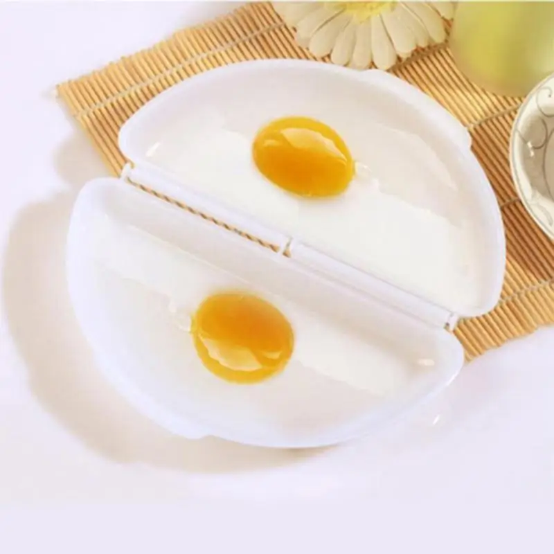 Silicone Egg Cooker Poacher Microwave Omelette Egg Maker Tray Non-toxic Eggs Steamer Box Kitchen Cooking Tools For Egg Cooker Silicone Egg Poacher Egg Poacher