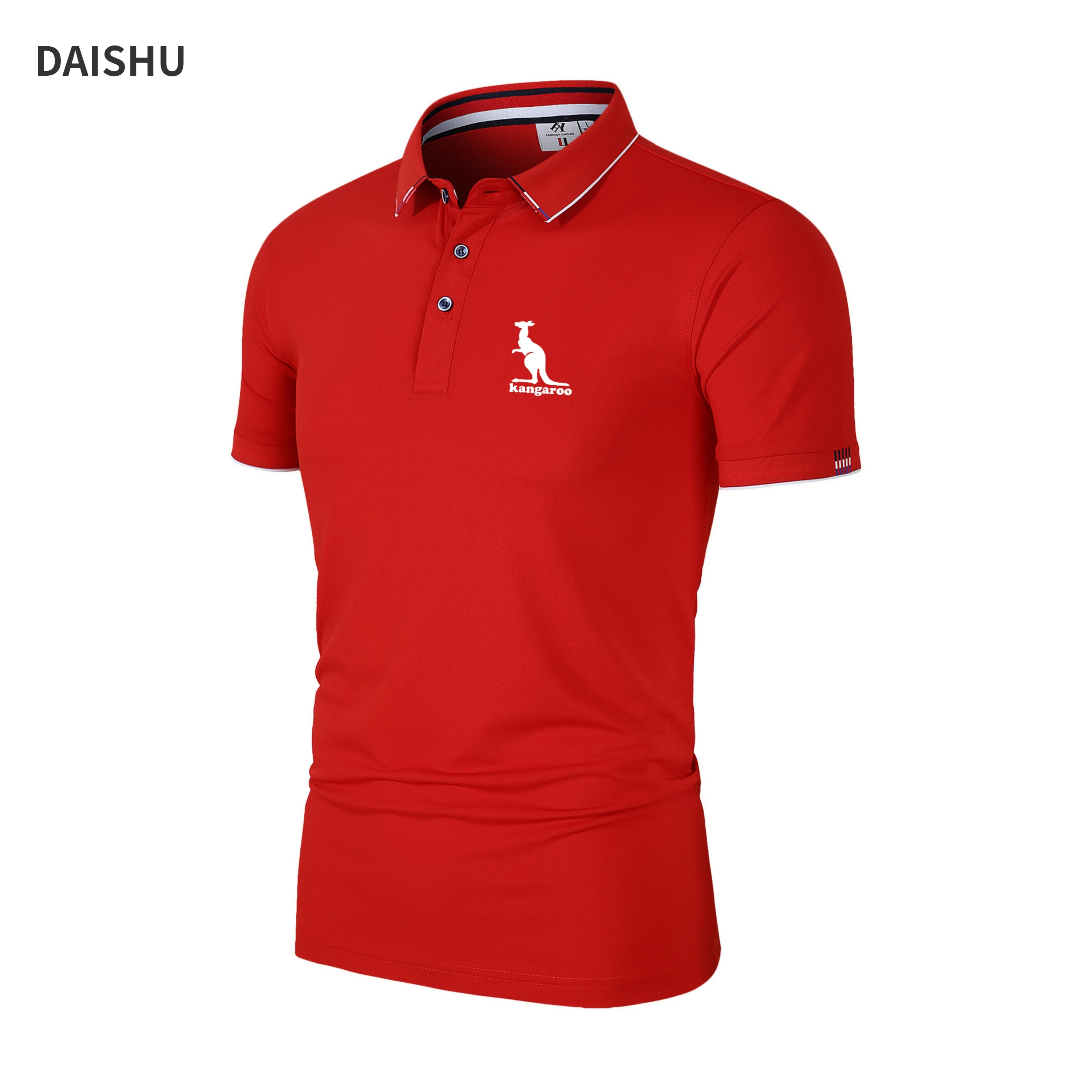 

DAISHU New Kangaroo High Quality Cotton Couple Women's Polo Shirt Spring Summer Cvc Polo Work Shirts for Womens Golf Polo Shirt