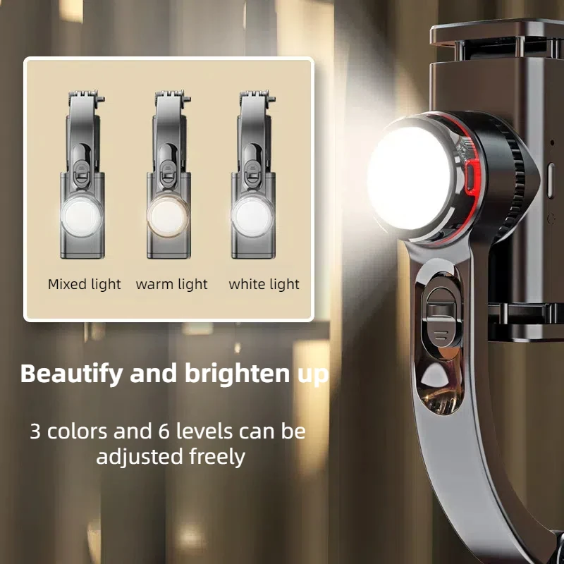 Stabilisateur Smartphone Gimbal 3 Axes avec Commande Gestuelle