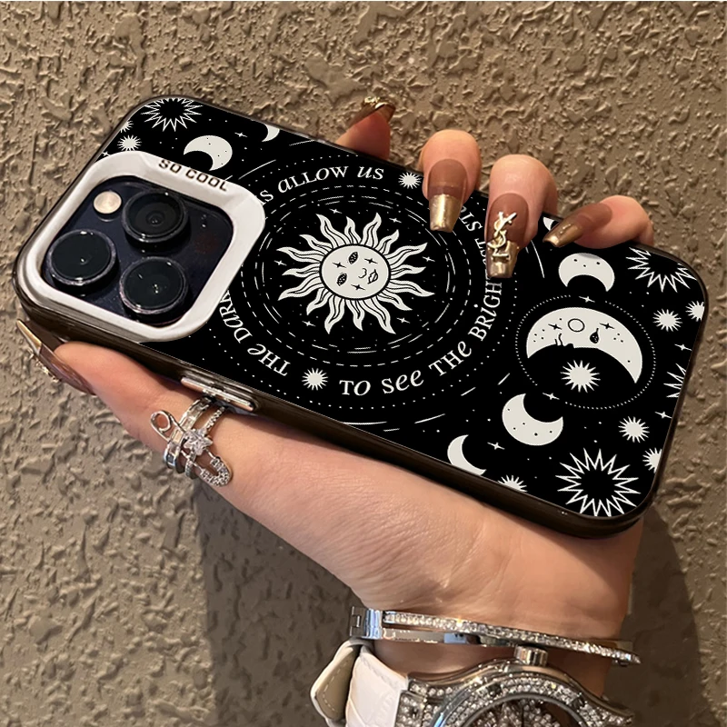Luxury Retro Moon Sun God Phone Case