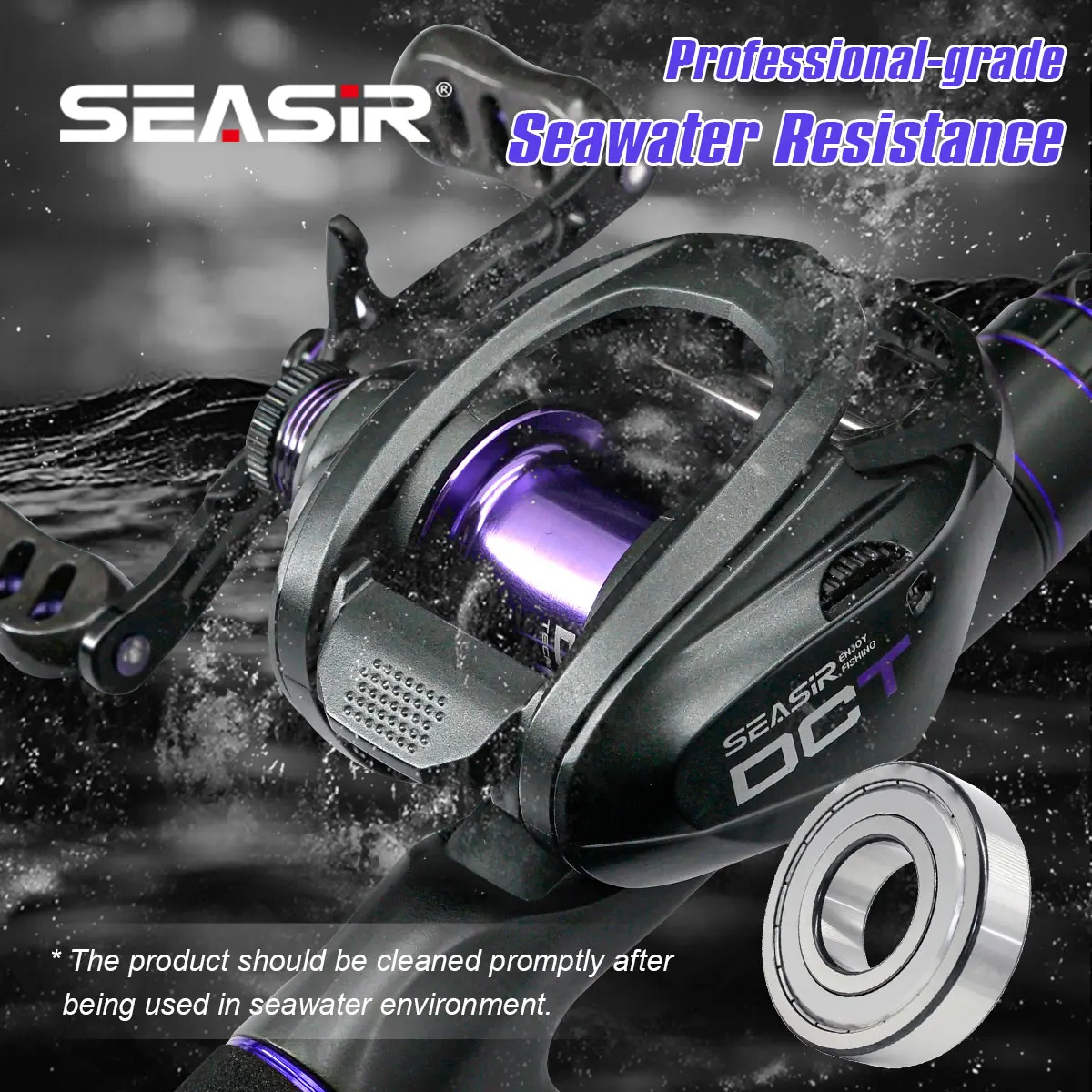 SEASIR DCT DC reel BFS Ultralight 158g Baitcasting Reel Digital