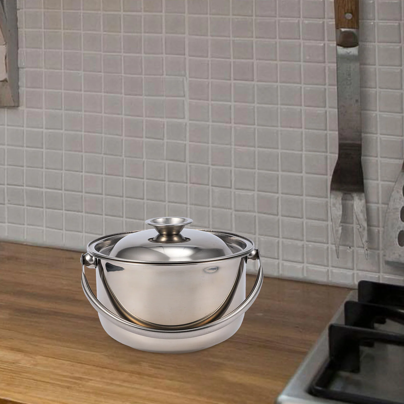 

Ceramic Mixing Bowls Cooking Gas Stove Stockpot Milk High Temperature Non-stick Durable Soup Kitchen Steamer Skillet