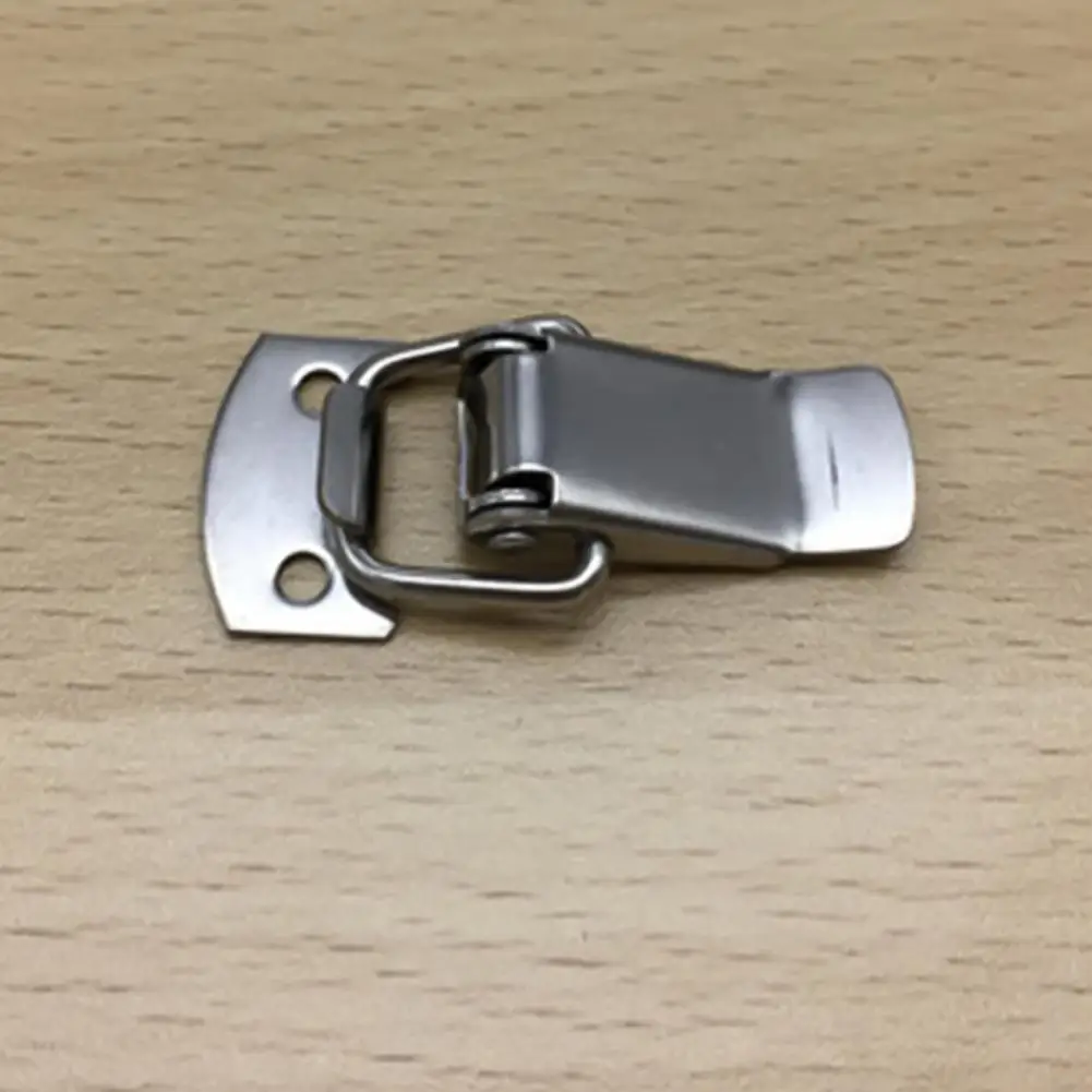 1 Set Tool Bag Locks Anti-rust Stable Portable Stainless Steel Latch Locks Cabinet Box Hasps for Household