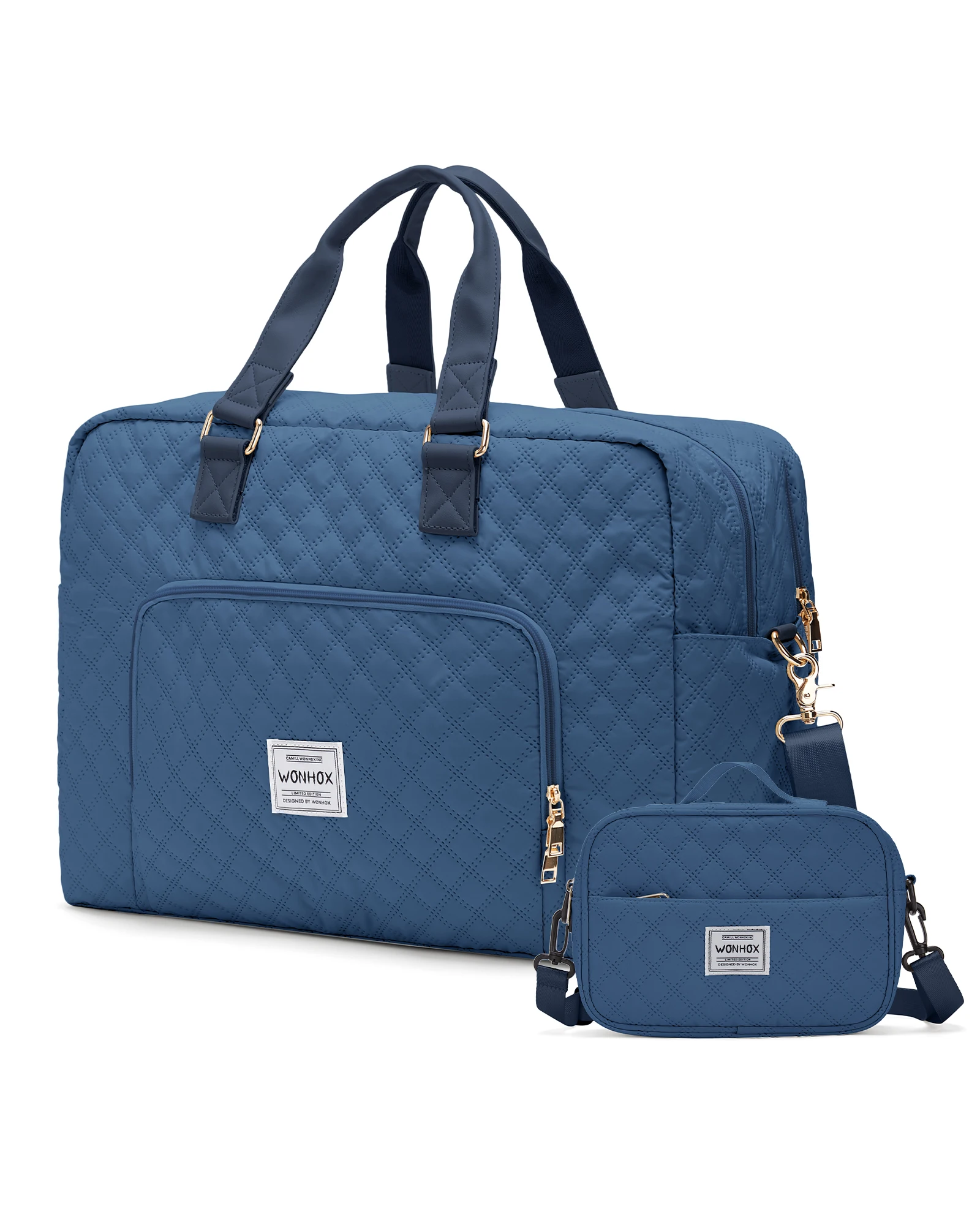 Borsone da viaggio pieghevole per donna weekender bagaglio mano_voghion.com