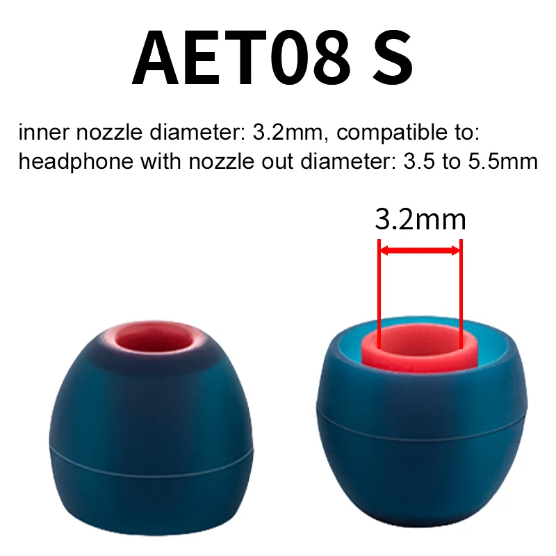 Acoustune Premium Silicone Ear Tips – Enhanced In-Ear Earphone Accessories