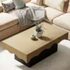 Tribesigns Farmhouse Coffee Tables for Living Room, 45 Inch Rectangular Rustic Classic Cocktail Table, Wooden One Style Fits All 6