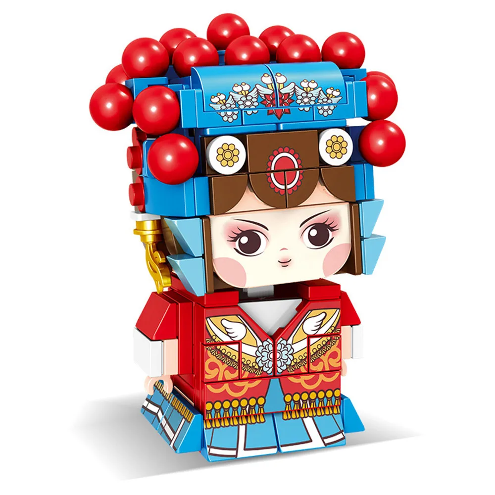 

Детские строительные блоки игрушки Guochao, строительные блоки, лиюань, драма, хуадан, украшения, мини маленькие частицы, строительные игрушки