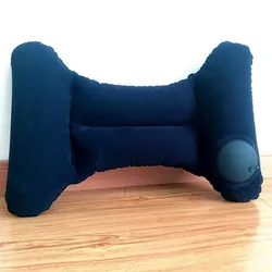 Inflatable Travel Waist Pillow for Ultimate Comfort and Support (DEEP BLUE)
