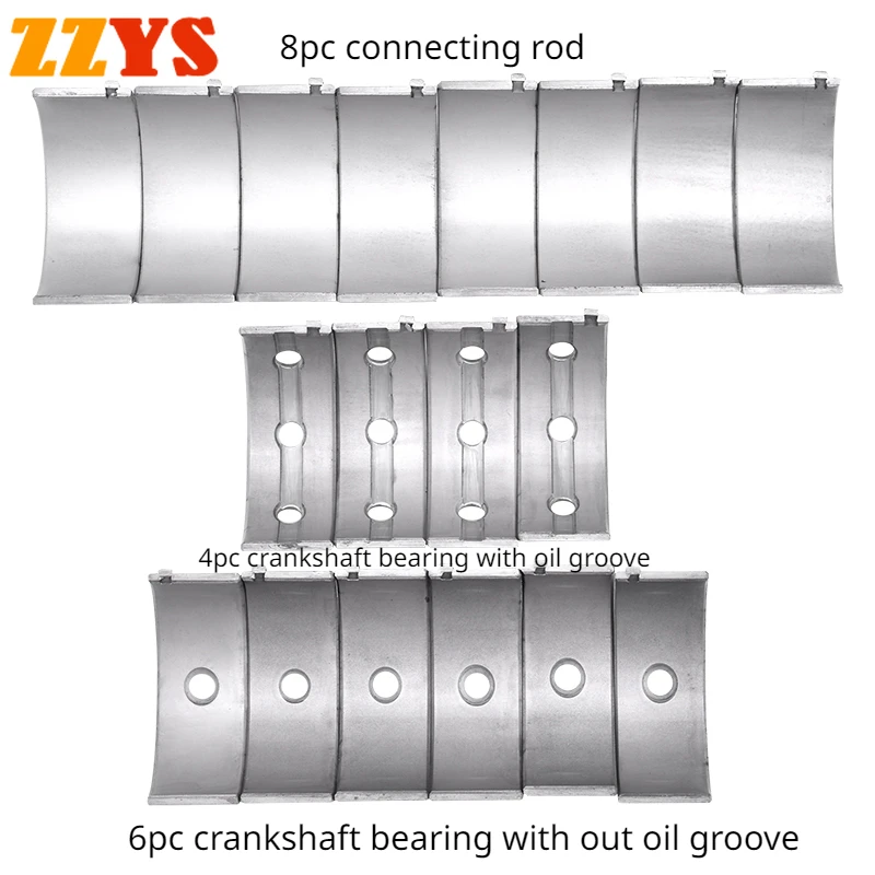 

STD 30mm Con Connecting Rod & 31mm Crankshaft Main Bearing for Kawasaki ZX636 2013-2023 ZX6R ZX-6R 2009-2012 2021-2022 ZX 6R 636