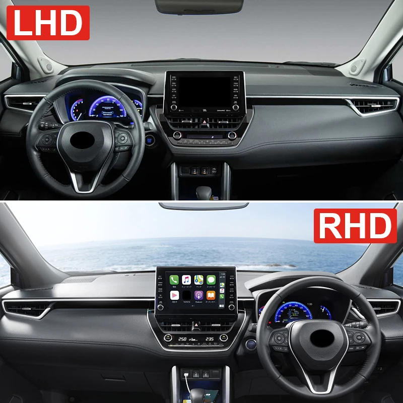 Hybrid Car Dashboard Sun Shade Cover - Non-slip Instrument Desk Accessories