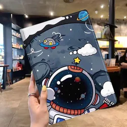 Adorable Cartoon Astronaut Art Tablet Case - Galaxy Tab A11 2025 (PBA0402PBT)