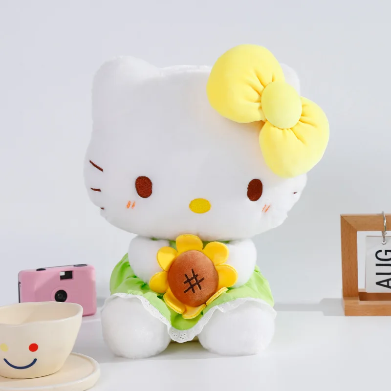 

32CM Kawaii Hello Kitty Sanrio Anime Hobby Hello Kitty Cute Plush Doll Lunch Break Pillow Girlfriend Christmas Birthday Gifts