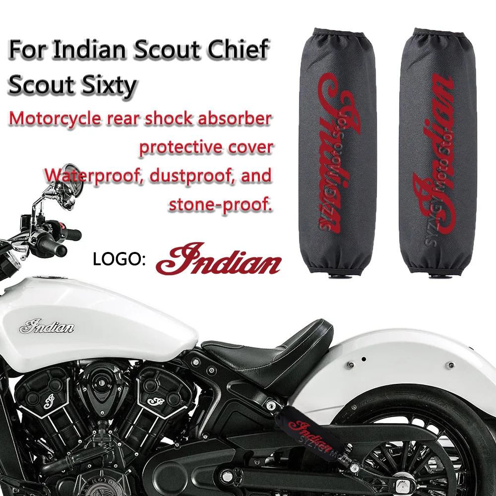 Per Indian Scout Chief Scout Sixty Moto Ammortizzatore Copertura Protettiva Kit Decorazione Ammortizzatore Moto