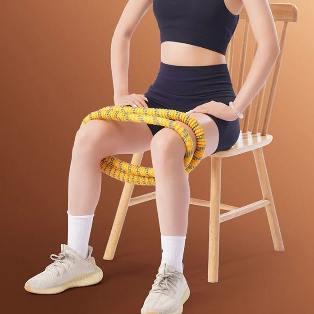 Fat Burning Weighted Sports Hoop 1.5kg Abdominal Hoop for Core Strength & Waist Slimming,Home Fitness Equipment for Women & Men