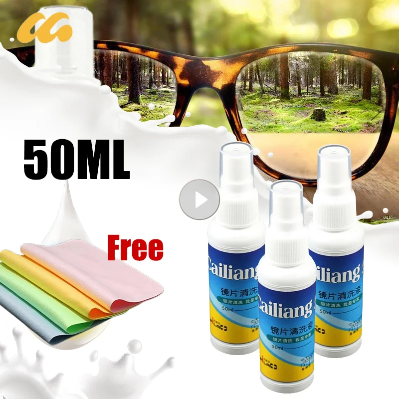 

Glasses Lens Cleaner Sprayer Portable Anti Fog Agent Anti Misting Mirror Sunglasses Phone Computer Screen Cleaning Accessories
