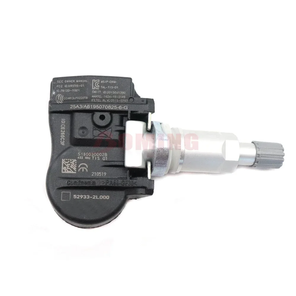 ڵ TPMS Ÿ̾ з ͸ ,  I10 [PA] I30 [FD]   [ED] 2006-2013 52933-2L600 433MHz, 52933-2L000
