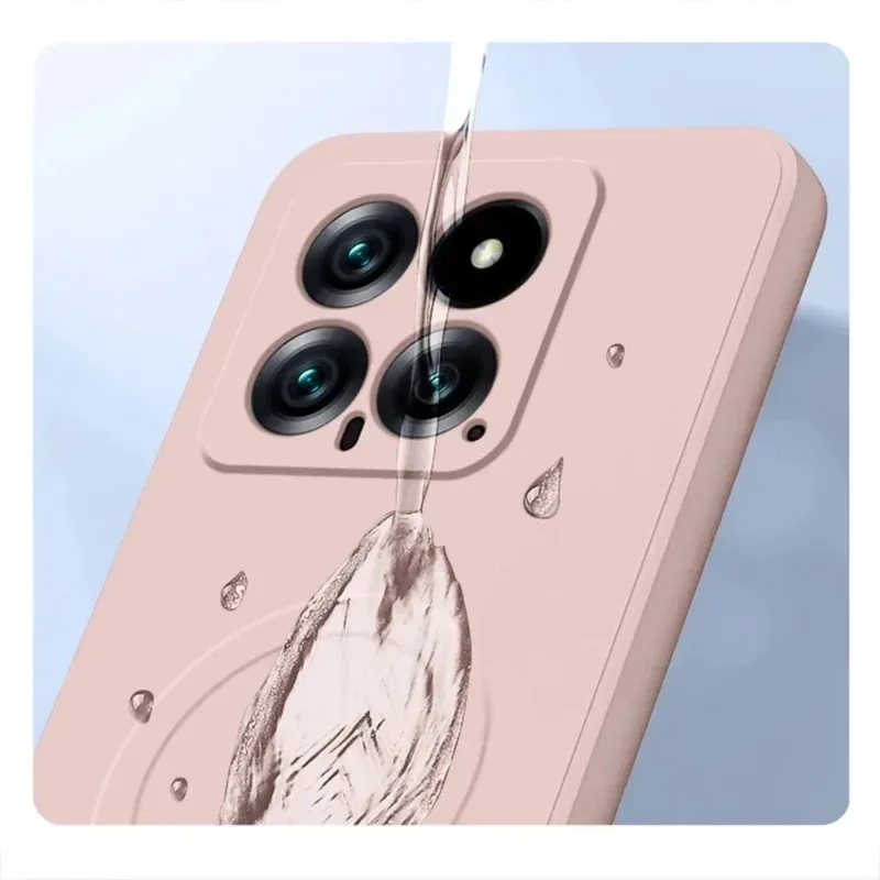 Enhanced Product Title: Premium Liquid Silicone Magnetic Wireless Charging Case - Candy Soft Bumper Cover
