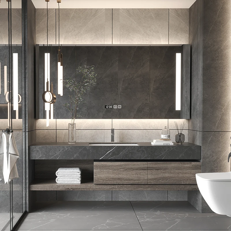 

Luxury Intelligent Mirror Cabinets Modern Organizer Bedroom Hanging Mirror Cabinets Dressing Mueble Con Espejo Furniture Home