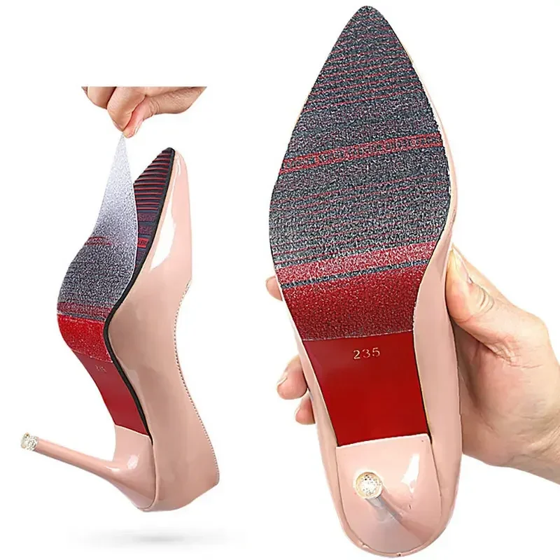 Shoes Sole Protector Sticker Anti Wear Outsole Paste Heels Self-Adhesive Ground Grip Shoe Protective Bottoms Outsole Insoles