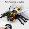Animal Robot Remote Control Spider Toys with Spray/Light/Music Gifts for  Boys Halloween&Christmas Fun Toys for Kids 1
