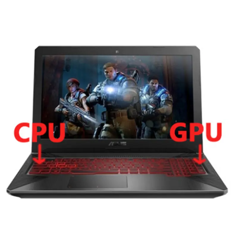 New cpu gpu cooling Radiator Fan cooler for Asus ROG TUF Gaming