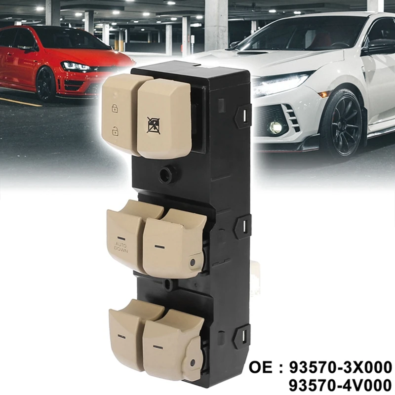 

Переключатель управления стеклоподъемником LHD 93570-3X000 для Hyundai Elantra 2011 2012 2013 2014 2015